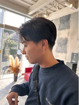 キュヴェ(cuvee) メンズセンターパート/メンズ/メンズカット