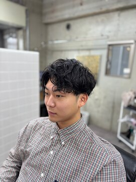 グラック(GLUCK) シャドウパーマ/韓国風/ビジネス/ツーブロック