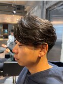 お客様スタイル毛流れ抜群センターパート