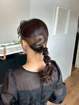 アパートメントヘアー&nbsp;佐賀/ヘアセット/ヘアアレンジ/結婚式/二次会/成人式/リボン