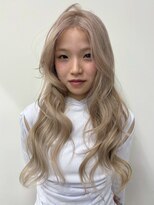 ワンズオゼ 渋谷(ONE's oze) ハイトーン/ダブルカラー/大人ガーリー/ダークアッシュ/似合わせ