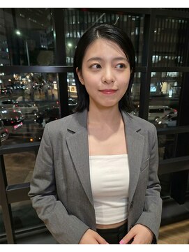 ハーツオオサカ(HE:ARTS OSAKA) 大人かわいい韓国クールボブ