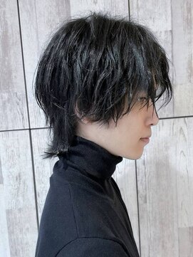 プログレス 仙台駅東口店(PROGRESS) Men'sスタイル/ウルフ パーマ風スタイリング　10代/20代
