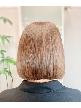 ヘアーフォーカス 【髪質改善】ツヤめく至高のシルクストレートボブ