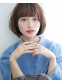 清楚系ソフトウェーブミルクブラウン
