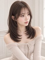 ユーフォリア エヌ 池袋サンシャイン通り店(Euphoria +n)&nbsp;顔が小さく見えるレイヤーカットショコラブラウン