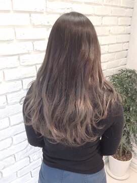 アジールヘア 池袋東口店(agir hair) グレージュカラーダブルカラービタミンカラーくびれヘア池袋
