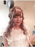 ガーリー♪ハーフアップ