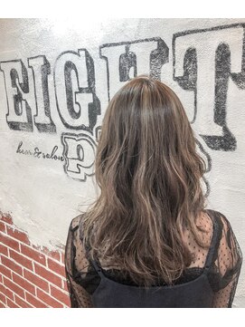 エイト プラット 渋谷2号店(EIGHT plat) 【EIGHTplat渋谷】デザインカラー_切りっぱなしボブ