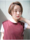 大人かわいいセンターパートショート☆relian表参道