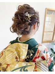  LiLy hair design   振袖アレンジ