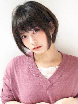 アグ ヘアー ターナー 宇都宮店(Agu hair turner) シースルーバング×ショート・ショートボブ