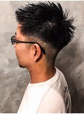 [犬山小牧江南]メンズカット×スパイキーショート×フェードグラ