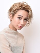 ピークアブー アヴェダ アトレ恵比寿(PEEK-A-BOO AVEDA)&nbsp;【グラデーションカラー】×【ワンサイドショート】恵比寿 大野