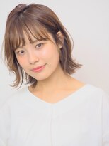 エコロジカルグローブス(ECOLOGICaL GLOBES)&nbsp;柔らかオレンジベージュの肩上ハネボブ