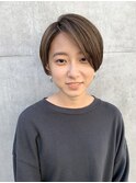 【mee.】ブチ シンプルなショートヘア 表参道