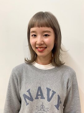 リム(LIM) 外ハネボブ グレージュ