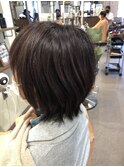 ボブスタイル/白髪ぼかし◎30代40代50代60代