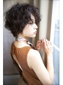 黒髪大人可愛い前下がりショート/ひし形ショートボブ＃吉祥寺