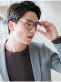 ビジネスでも◎七三ツーブロックマッシュC