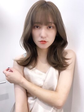 ボタン ハカタ(VOTAN hakata) 【YU_KA】ぱっつん前髪＋チョコレートカラー/博多美容室