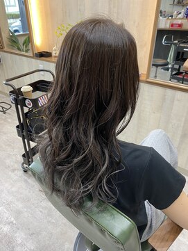 フラミンゴ ヘアデザイン グラデーションカラー