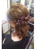 ルーズハーフアップ♪