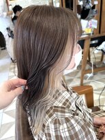 バブ バイネオリーブ(Bab by neolive)&nbsp;インナーカラー☆ホワイトベージュ　ミルクティーグレージュ