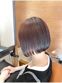 お手入れ簡単自然なミニボブ