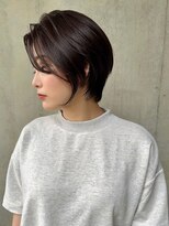 スウィープ 平尾(sweep)&nbsp;大人ショート×ラベンダーアッシュ　30代40代