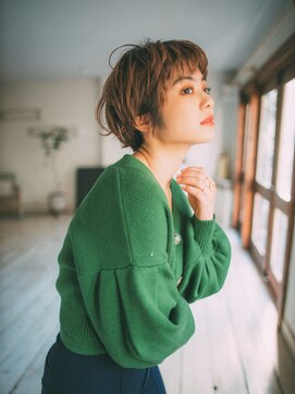 サニーサイド(SUNNY SIDE) 20代 30代 40代◎短めバングにマッシュショートカット