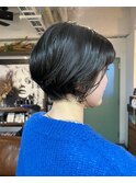 ゆるっとpermのshort bob