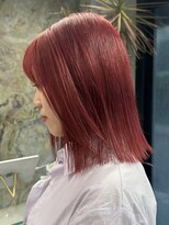 ソル ジングウマエ(SOL JINGUMAE)&nbsp;ダブルカラーピンクベージュベージュカラーケアブリーチミニボブ