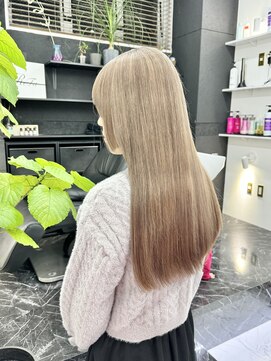 チュダック(ChuDuck) 韓国風《ミルクティー》ハイトーン/ケアブリーチ/ダブルカラー