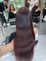 イキ 表参道(iki omotesando)&nbsp;ハッシュカット/フルバング/似合わせカット/ブラウン