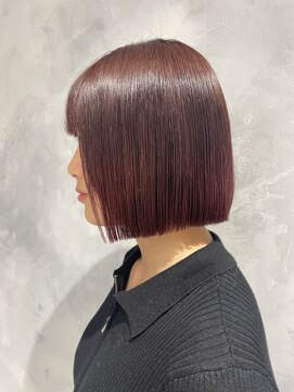 アース 岩槻店(HAIR&MAKE EARTH) 秋冬オススメ暖色艶ボブ