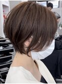 ハイライトカラーグレージュベージュケアブリーチダブルカラー