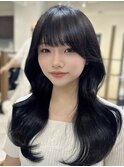 トレンドヘア/最新韓国ヘア/似合わせ/レイヤーカット/谷町四丁目