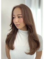 シーン 原宿(scene)&nbsp;ミルクティーベージュ/ピンクベージュ/ブリーチ/レイヤーカット