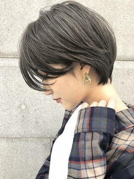 サンド 名古屋(sand) ボブ/レイヤーカット/髪質改善/ウェットヘア/オリーブベージュ