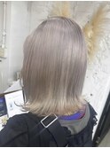 ハイライトダブルカラーレイヤーカット韓国ヘア
