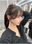 2wayバング/薄め前髪/顔周りカット