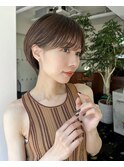 大人可愛いショート　似合わせ　絶壁解消