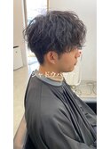 シャドウパーマ/韓国マッシュ/スパイキーショート