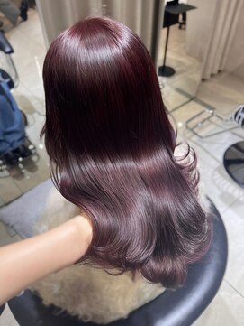 ユーフォリア 池袋東口駅前店(Euphoria) 【Euphoria MITSUKI】艶感たっぷり深めボルドーカラー