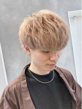 ミーム 原宿 表参道(meme) ◎ブロンドハイトーンカラーデザインカラーアンブレラカラー金髪