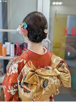 ヒデ美容室&nbsp;振袖ヘアセット