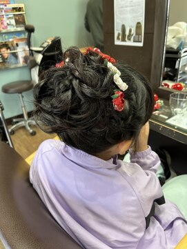 ヘアミッション ロデオ(hair Mission Rodeo) アップスタイル