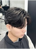 韓国ヘア/毛流れセンターパート/ニュアンスパーマ