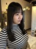 ＜Saki限定クーポン＞カット＋前髪酸性ストレート  ￥11000